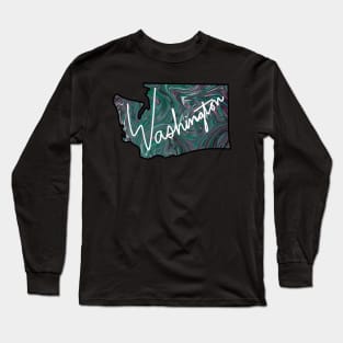 Customizable Washington “home” Long Sleeve T-Shirt